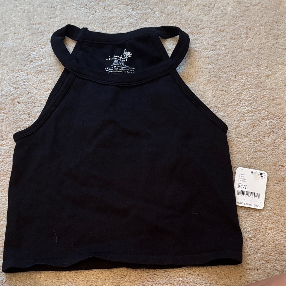 Free People Black Intimately Top